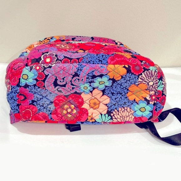 Vera Bradley Floral Fiesta Campus Backpack - Picture 4 of 8